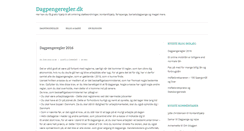 Desktop Screenshot of dagpengeregler.dk